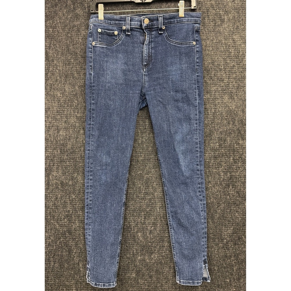 Rag And Bone Womens 29 Skinny Jean 10 Inch Capri Mid Rise Made in The USA